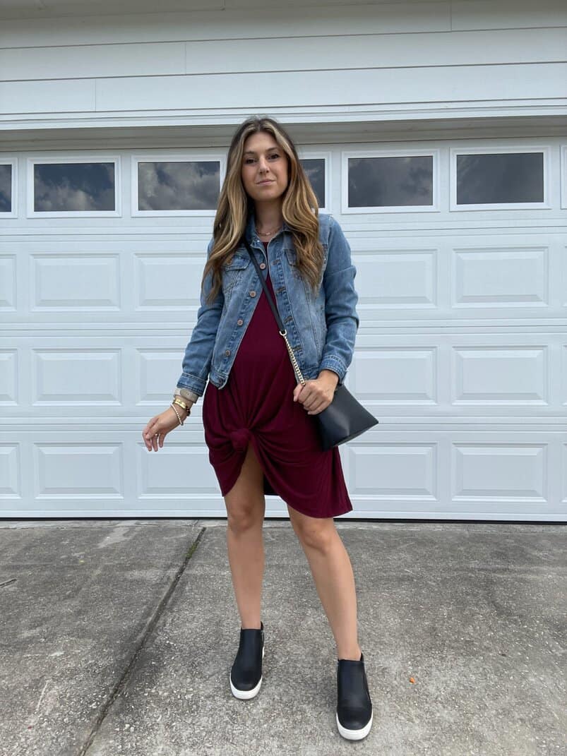 Wedge sneakers outfit top